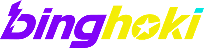 Logo binghoki platform hiburan online Indonesia